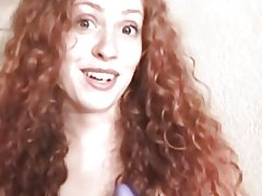 Hairy redhead bonnie masturbates bl-dildo vjola
